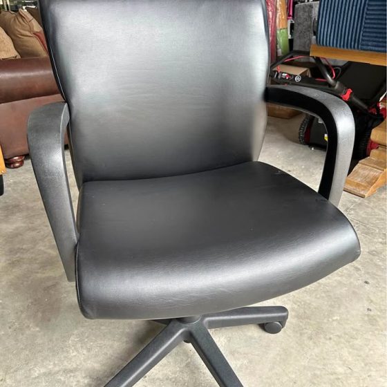 Kimball Black Mesh Conference Chair