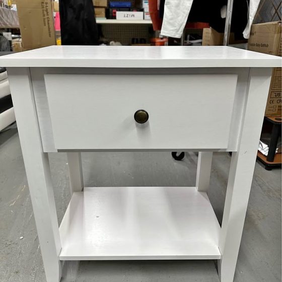 Costway White Nightstand & Accent Table