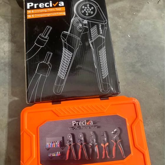 Preciva Ferrule Crimping Tool Kit with 950 Ferrules