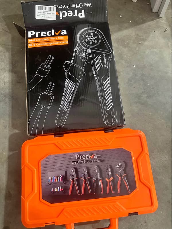 Preciva Ferrule Crimping Tool Kit with 950 Ferrules