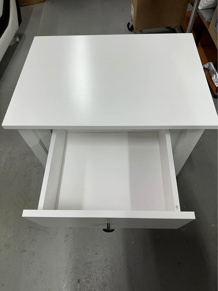 Costway White Nightstand & Accent Table