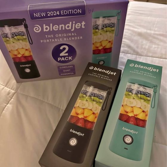 BlendJet Portable Blenders — Black & Green, 2-Count