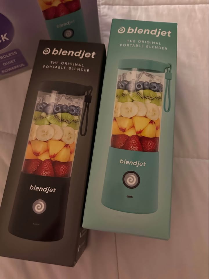 BlendJet Portable Blenders — Black & Green, 2-Count