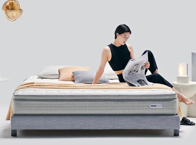ANSSil King Mattress with Smart Firmness Control