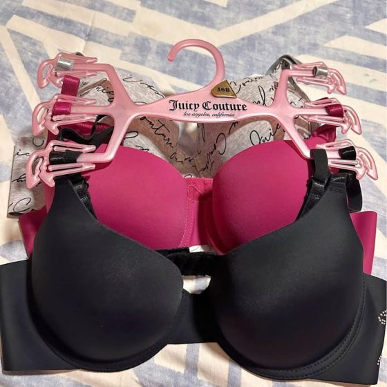 Juicy Couture Push-Up Bras — 3-Pack, Size 36B