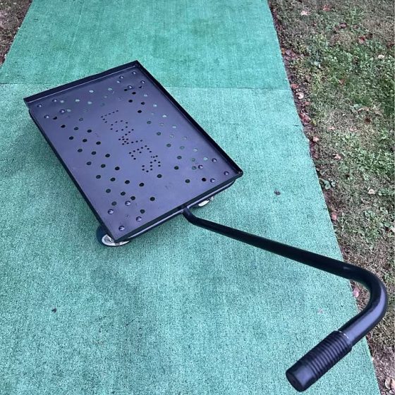 Heavy-Duty Powder-Coated Steel Utility Cart