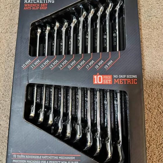 ICON Metric Ratcheting Combination Wrench Set — 10 Piece