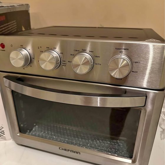 Gray Air Fryer Oven