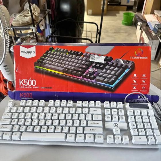 YINDIAO K500 Wired Backlit Gaming Keyboard
