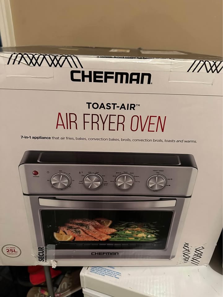 Gray Air Fryer Oven