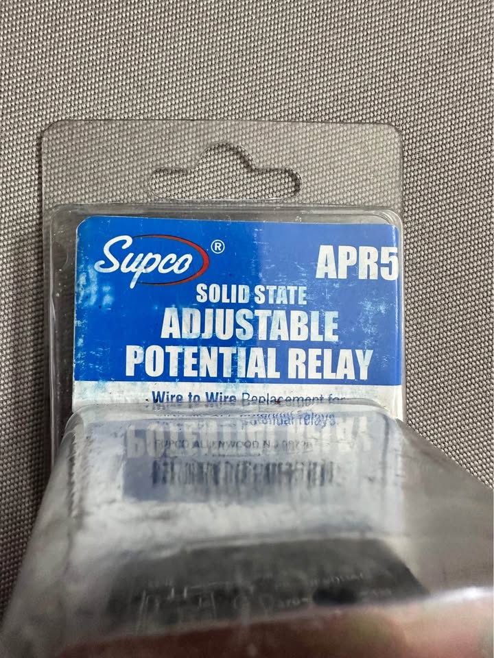 Supco APR5 Adjustable Potential Relay