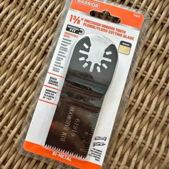 1-3/8-Inch Oscillating Multi-Tool Plunge/Flush Blade