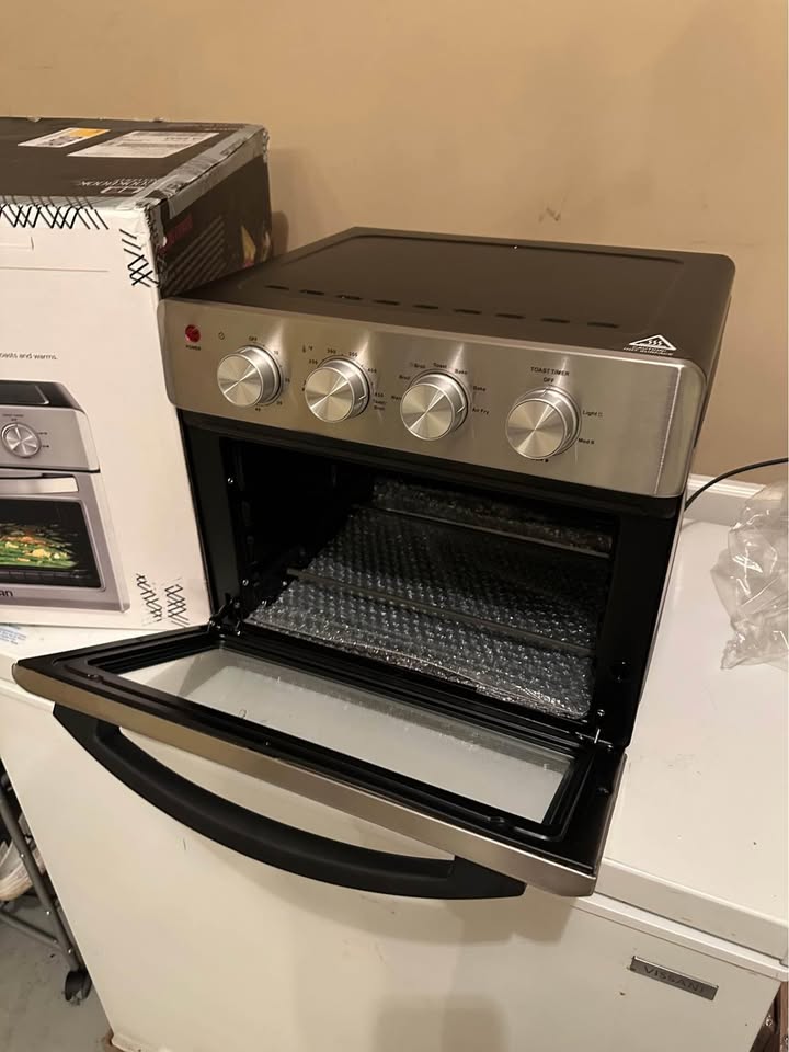 Gray Air Fryer Oven