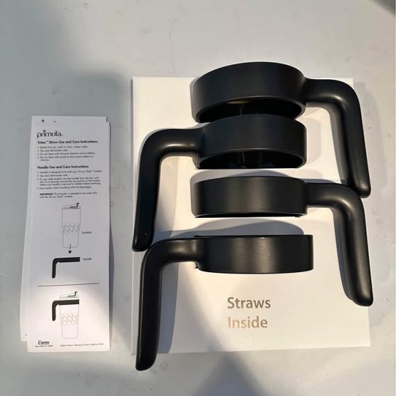 Black Tumbler Handles — Set of 4