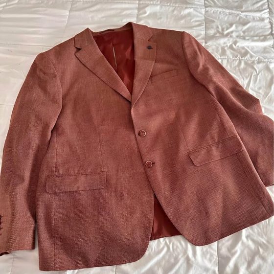 Alberto Biagio Two-Button Jacket — Size 64