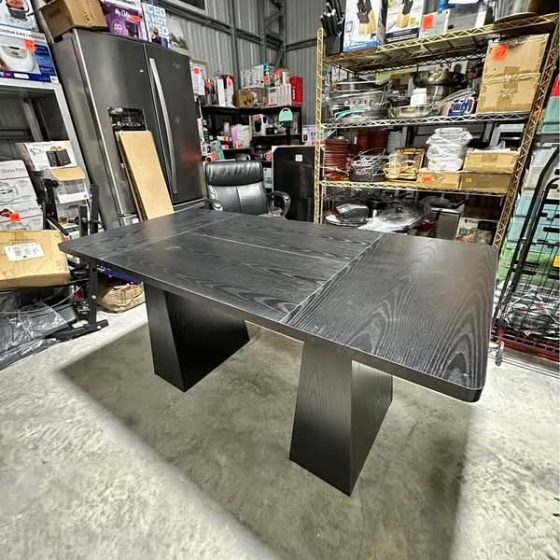 Modern Black Dining Table