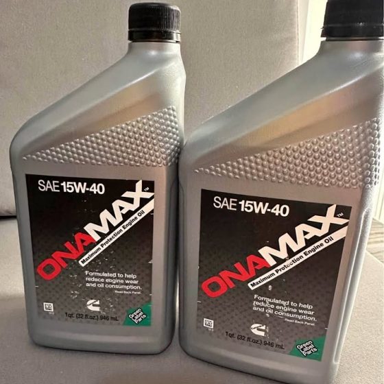 Onan OnaMax 15W-40 RV Generator Engine Oil — 2-Pack