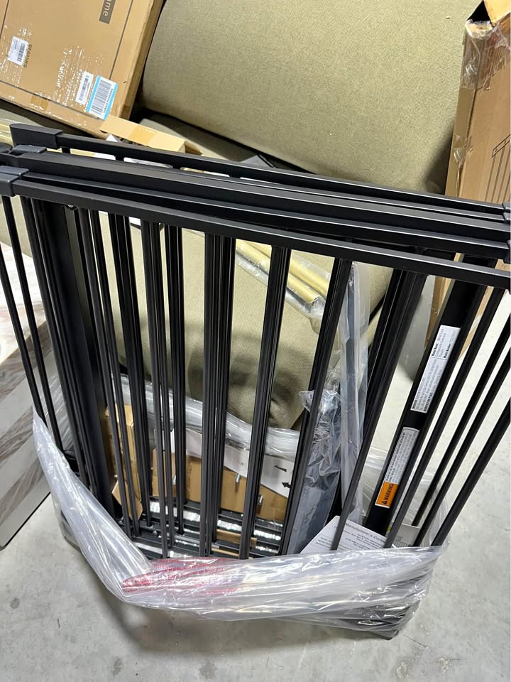 127.5-Inch Configurable Baby & Fireplace Safety Gate