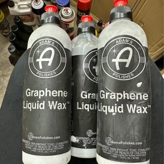 Adam’s Graphene Liquid Wax — 3 Bottles (New)