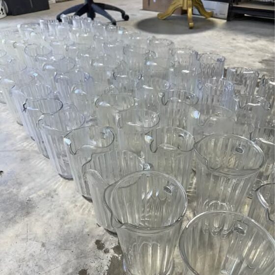 67pc Commercial 60oz Plastic Pitcher Bulk Lot - Restaurant / Catering