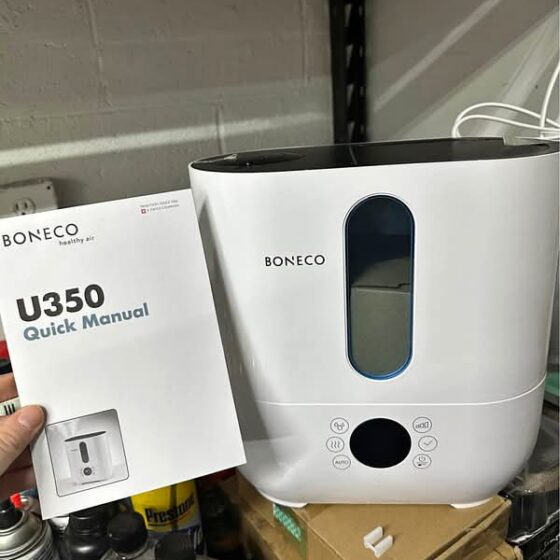 BONECO U350 Warm or Cool Mist Ultrasonic Humidifier - Top Fill