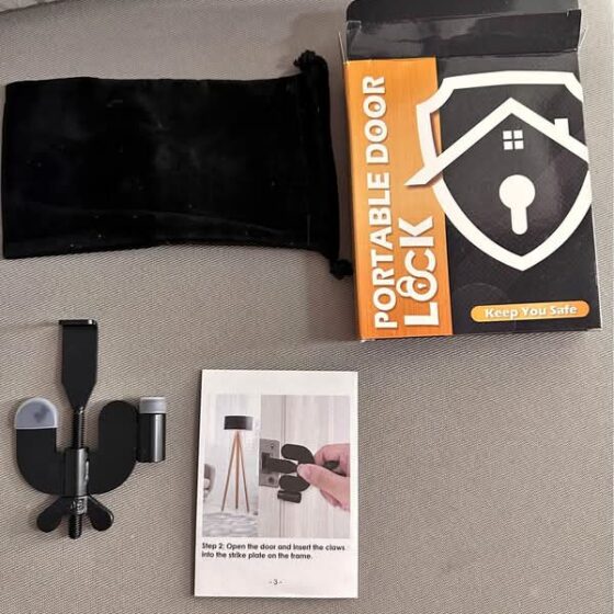 Upgraded Portable Door Lock Home Security Hotel Door Locks for Travelers