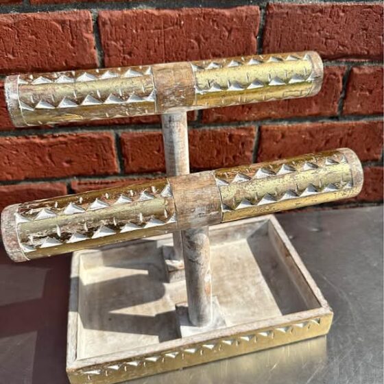 Wood Jewelry Stand
