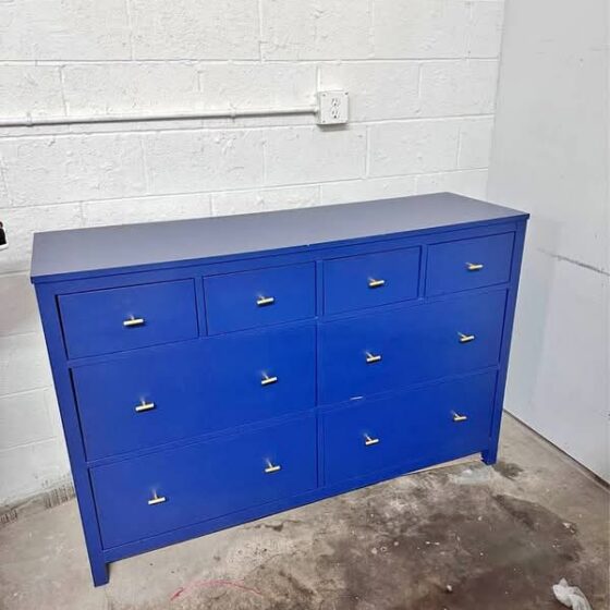 Lydia 8-Drawer Dresser by iNSPIRE Q Modern - Blue