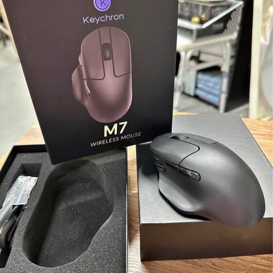 Keychron M7 Wireless Gaming Optical Mouse Black