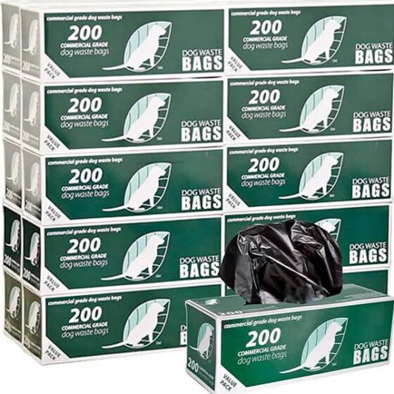 4,000 Commercial Grade, non-branded, Dog Waste Station Refill Roll Bags - 40% Thicker competitor