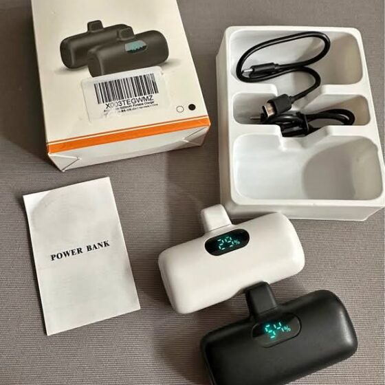 Mini Portable Charger 5000mAh Power Bank,3A PD USB C Cell Phone Portable Power
