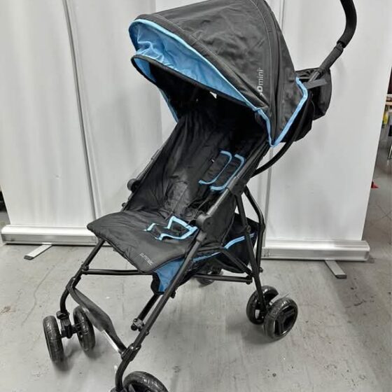 3D Mini Stroller in Dusty Blue