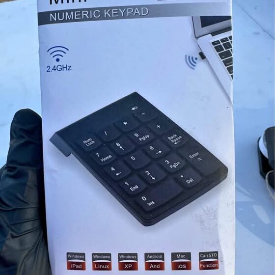 Bluetooth Number Pad Wireless Numeric Keypad Numpad 26 Keys Portable Mini