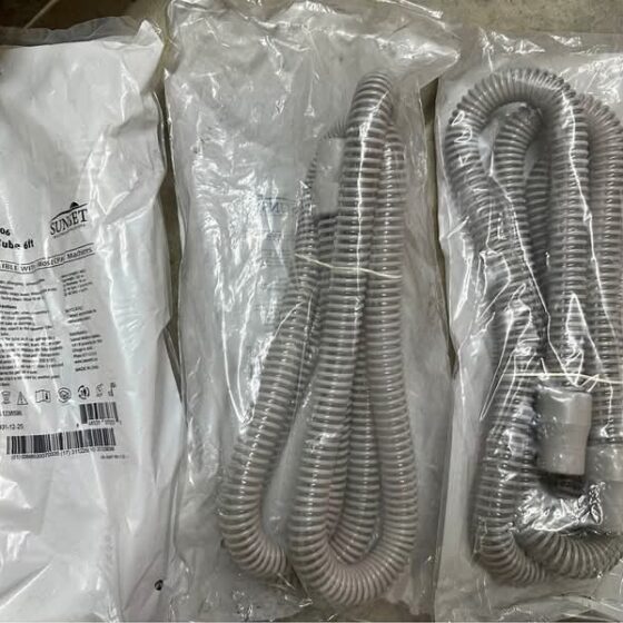 Lot of 3 Sunset Healthcare 6ft Standard Universal CPAP Tubing (TUB06) - New & Sealed