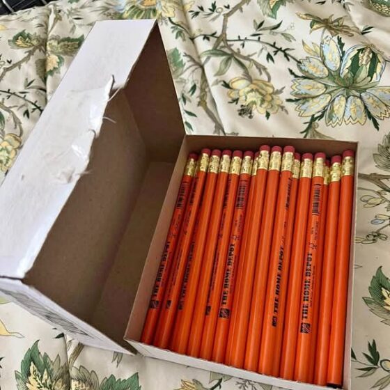 Jumbo Round Pencil 72-Pack with Black Lead, USA Made