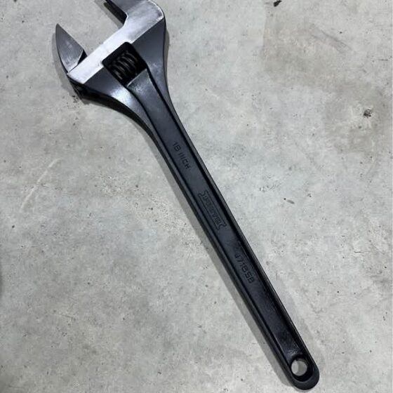 Proto 18” Adjustable Wrench w/ 2-15/32” Jaw Capacity Black Oxide J718SB