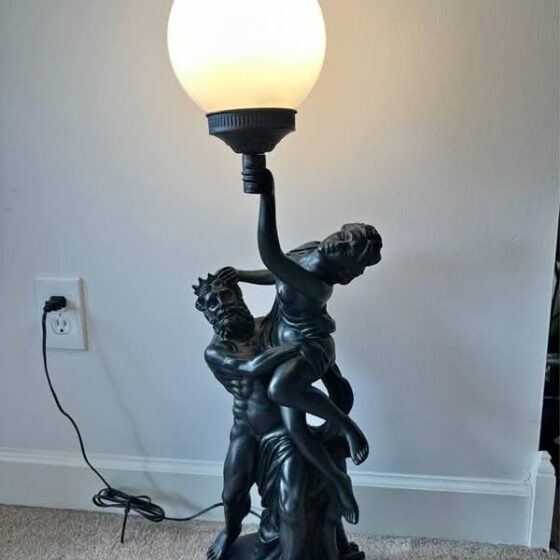 Figural Lamp — Olympian Lover