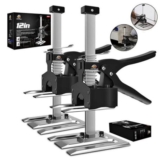 Labor Saving Arm Jack Handle 2 Pack, Construction Jack, Wall Tile Locator, Multi Function Height