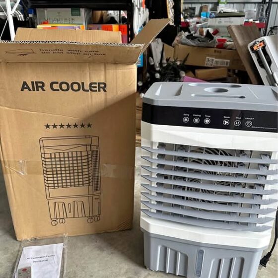 Portable Evaporative Air Cooler (Swamp Cooler) - In Box