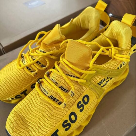 Bright Yellow Just So So Athletic Shoes