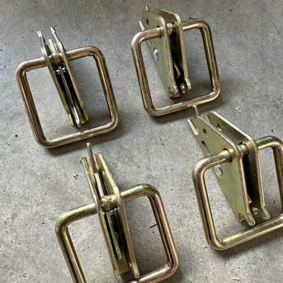 Heavy Duty E-Track Tie Down Anchors - Set of 4