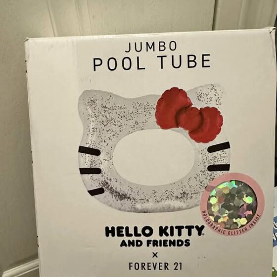 Hello Kitty x Forever 21 Jumbo Pool Tube