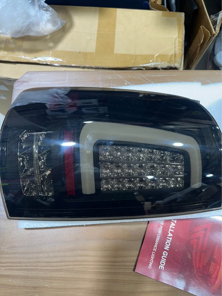 Smoked C-Bar LED Tail Lights for Dodge Ram 2009–2018 — Pair - Image 2