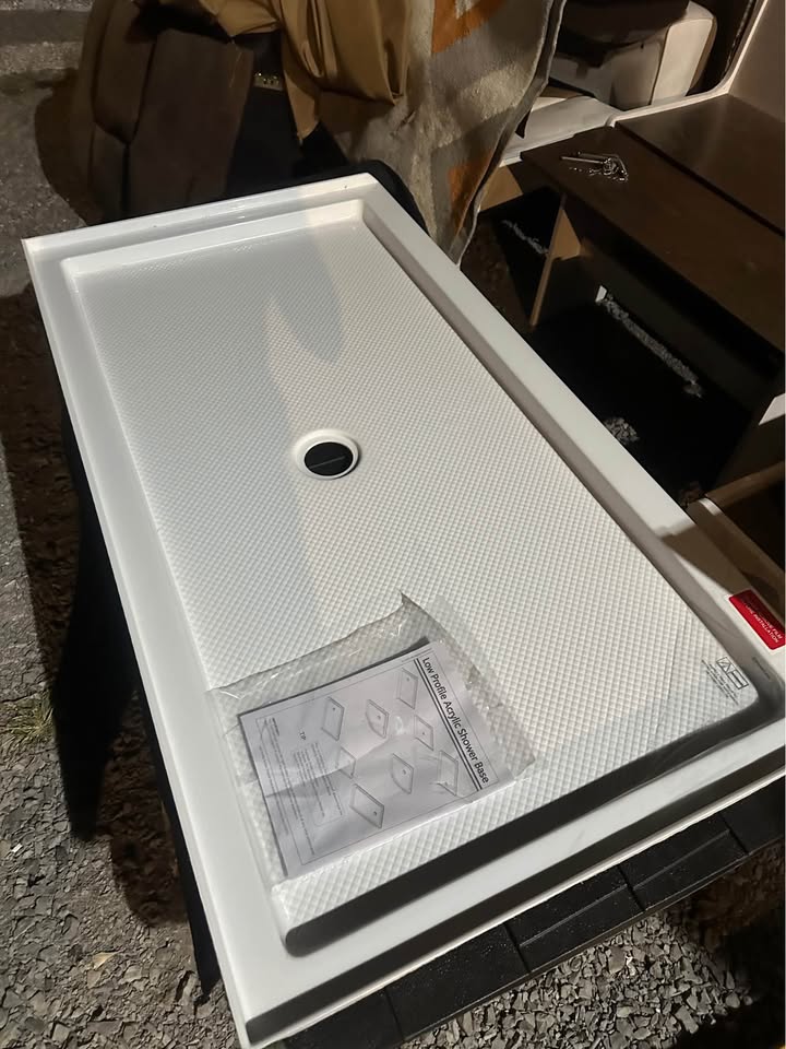 DreamLine SlimLine White Shower Base — 60 × 32 Inches - Image 5