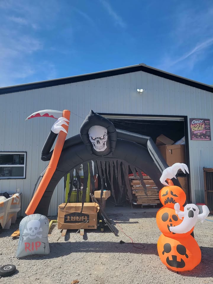 Large Grim Reaper Halloween Inflatable Arch - Image 2