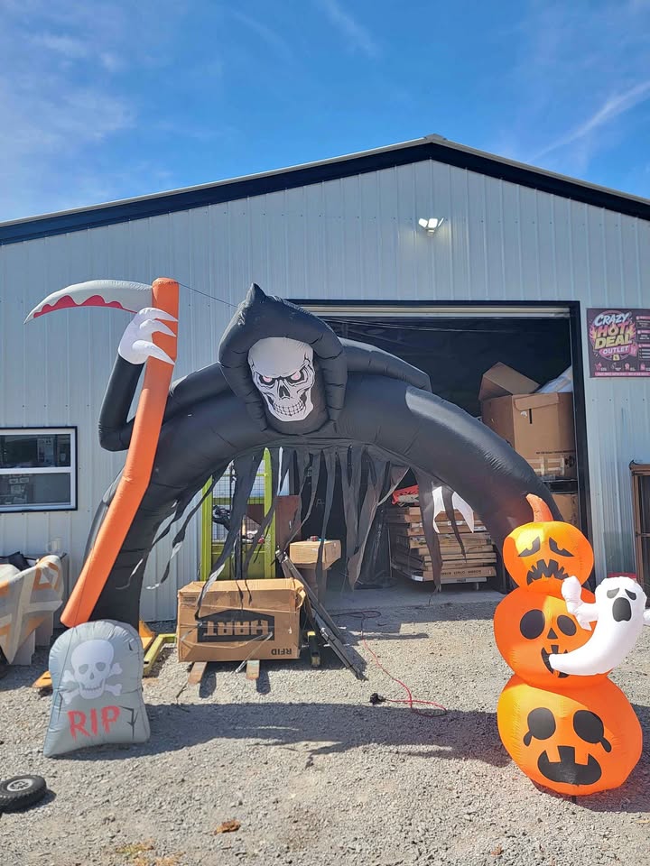 Large Grim Reaper Halloween Inflatable Arch