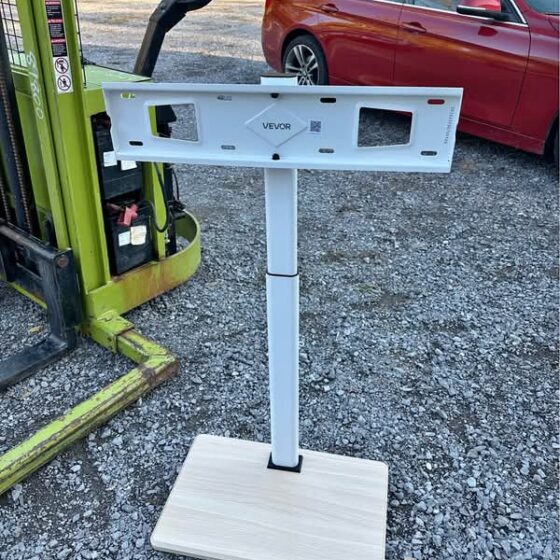 Rolling TV Stand / Mobile TV Cart designed for 32-to-70-inch screens