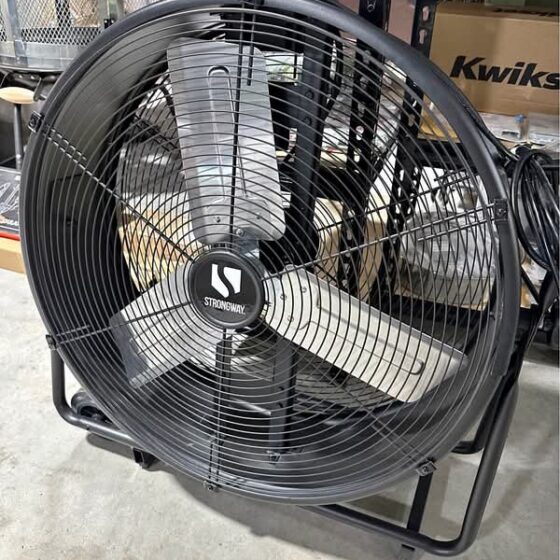 24-Inch Industrial Direct Drive Cradle Drum Fan