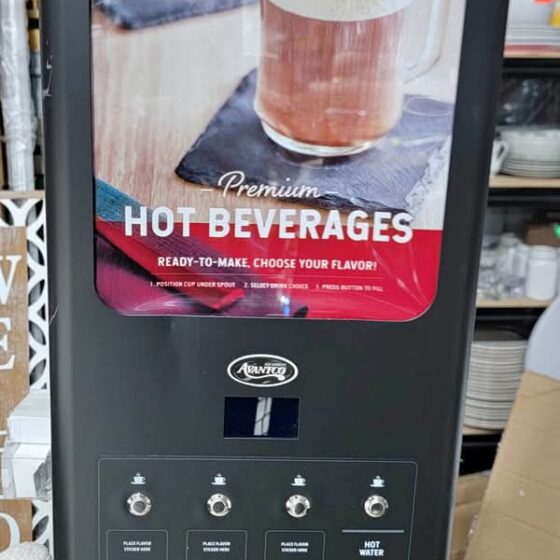 Avantco Commercial Powdered Cappuccino / Hot Chocolate Machine - 3 Flavor